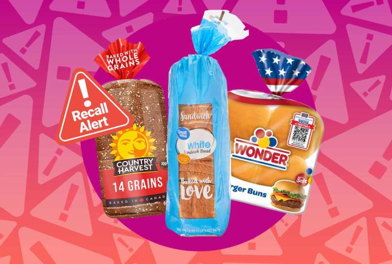 Great Value, Wonder and More Bread Recalled in Canada
